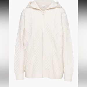 Aritzia Sunday best knit zip up